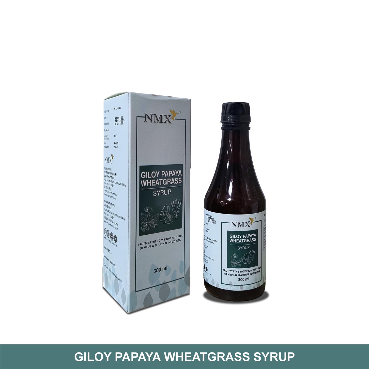 GILOY PAPAYA WHEATGRASS SYRUP