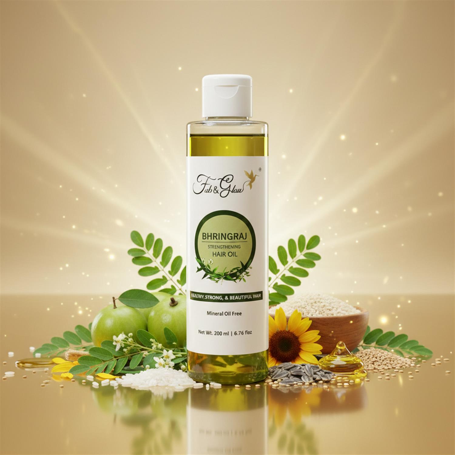 BHRINGRAJ STRENGTHENING HAIR OIL