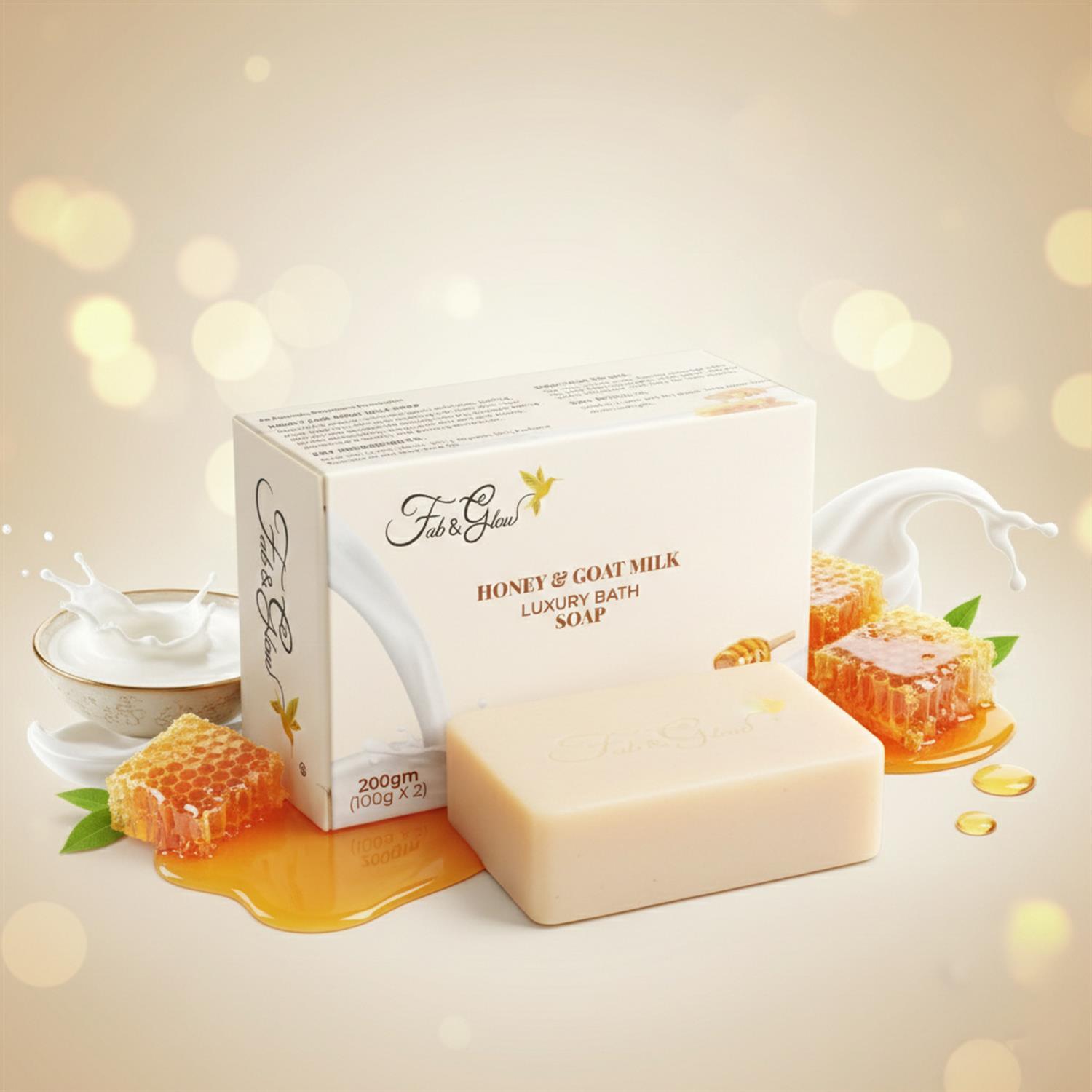 HONEY & GOAT MILK LUXURY BATH SOAP